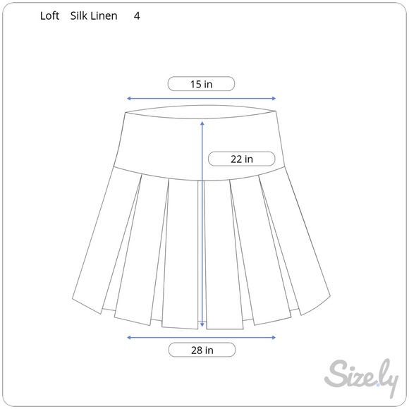 🔴Silver-Lavender Silk & Linen Flounce Hem Skirt - Picture 7 of 9